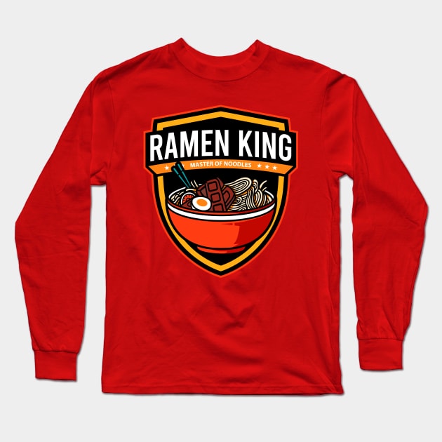 Ramen King Long Sleeve T-Shirt by machmigo